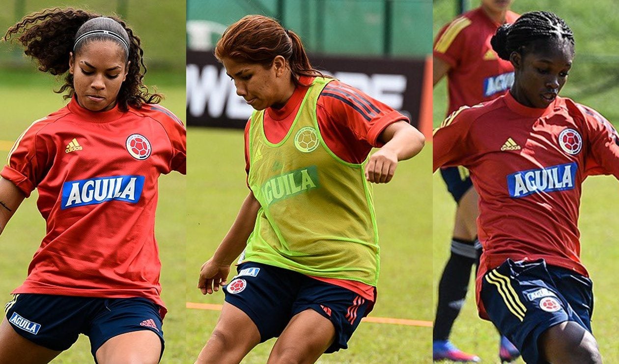 Gisela Robledo - Gabriela Rodríguez - Linda Caicedo - Selección Colombia