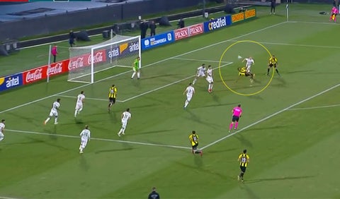 Gol de chilena en Peñarol