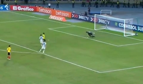 Gol de Colombia contra Argentina por el Sudamericano sub 20
