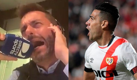 Gol de Falcao al Barcelona, Pablo Giralt