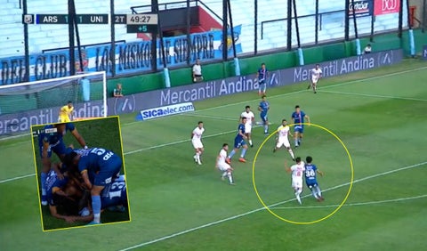 Gol de Flabián Londoño en Argentina