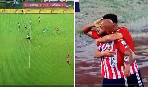 Gol de Fredy Hinestroza a Nacional