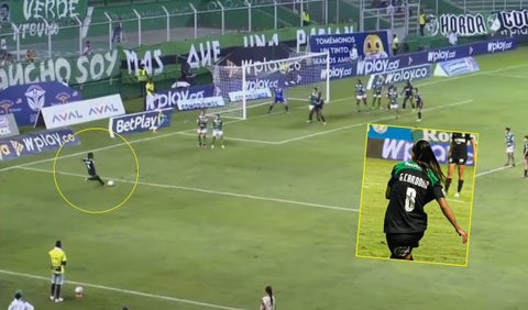 Gol de Geraldine Cardona con Atlético Nacional