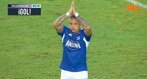 Gol de Leo Castro con Millonarios