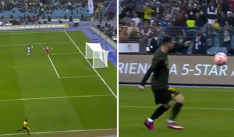 Gol de Lionel Messi al equipo de Cristiano