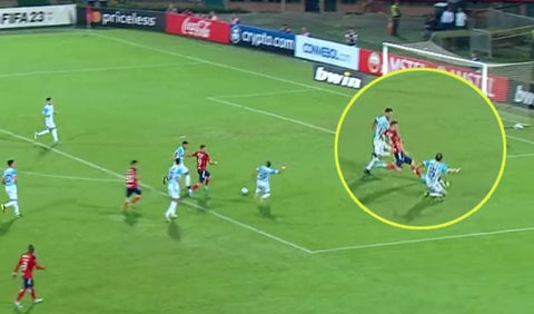 Gol de Luciano Pons para el DIM