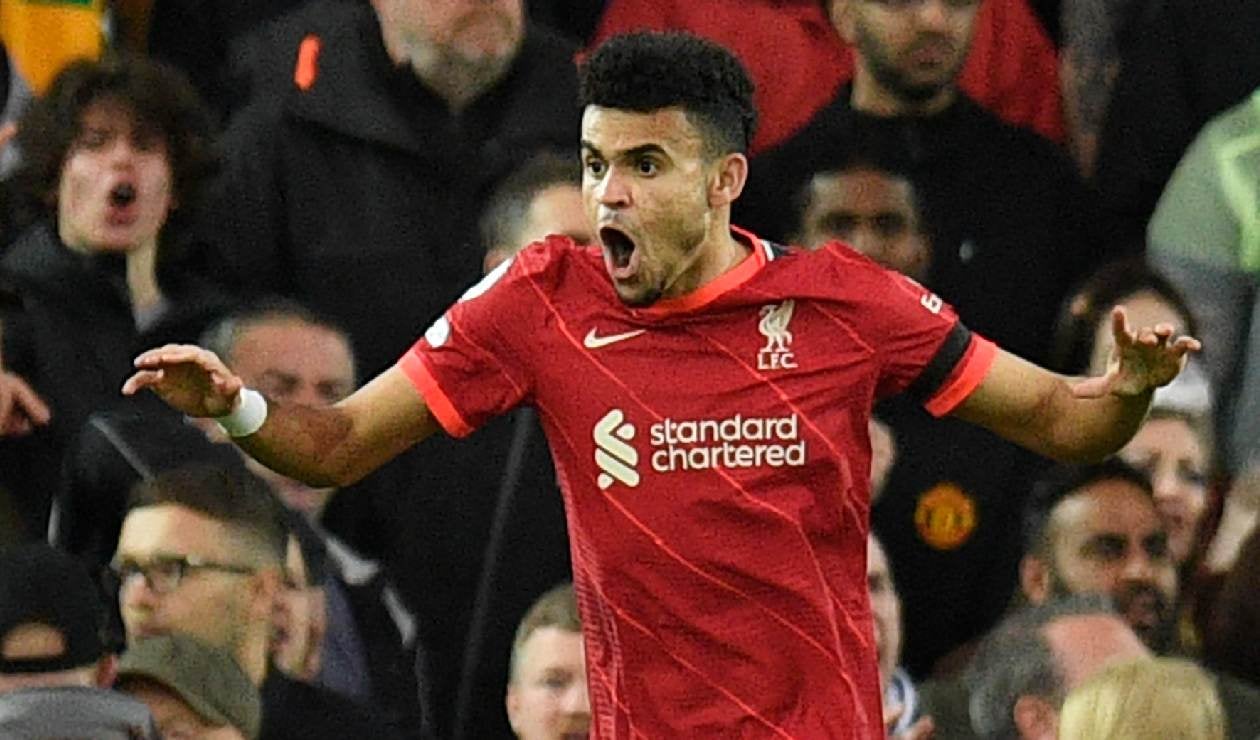 Luis Díaz le marcó a Manchester United