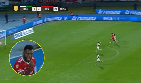 Gol de Miguel Ángel Borja con River Plate