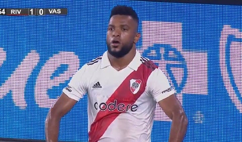 Gol de Miguel Ángel Borja en River vs Vasco