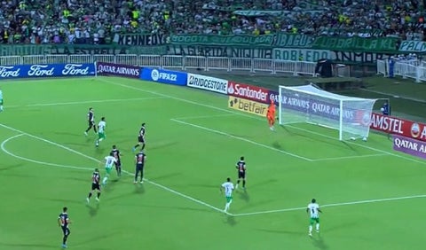 Gol de Nacional vs Olimpia