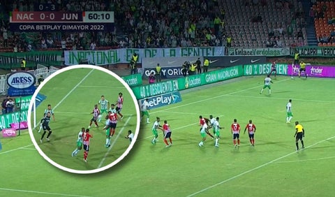 Gol Junior vs Nacional, Copa Betplay