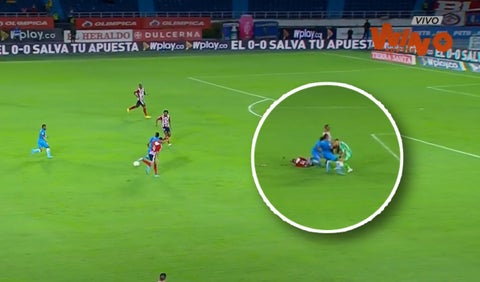 Gol Unión Magdalena vs Junior; semifinal Copa Betplay