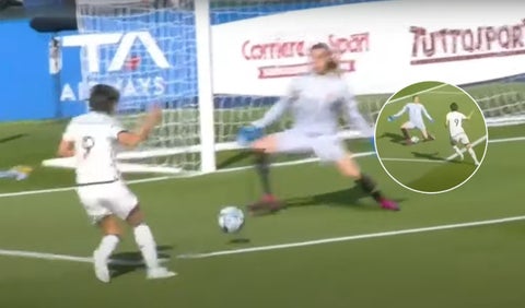 Gol de Italia vs Colombia, Catalina Pérez