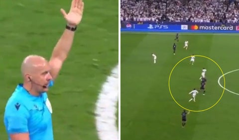 Gol anulado al Bayern en la Champions