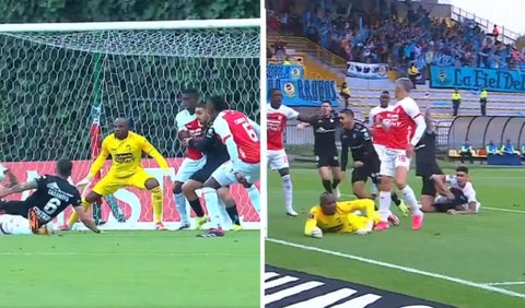 Error de Andrés Mosquera Marmolejo en Copa Libertadores