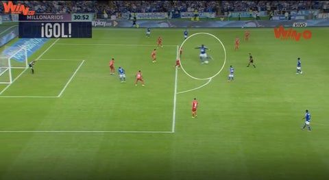 Golazo de Andrés Gómez Millonarios vs América