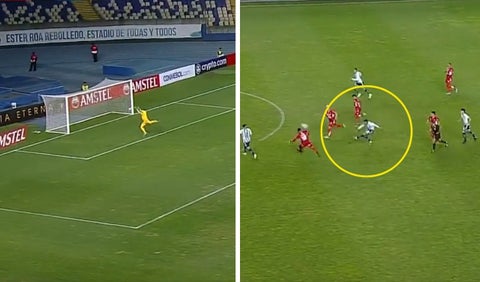 Golazo de Racing que iría al Puskás