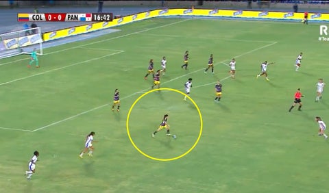 Gol de Catalina Usme, Colombia vs Panamá
