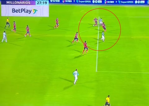 Medellín vs Millonarios en la Liga Betplay: gol de Daniel Ruíz