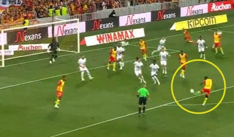 Gol Deiver Machado - Lens vs Rennes, Ligue 1 de Francia