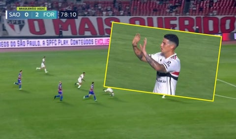 Primer gol de James Rodríguez con el Sao Paulo de Brasil