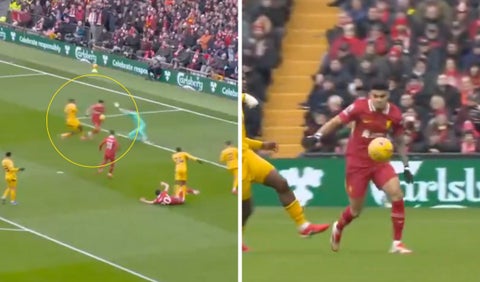 Gol de Luis Díaz con Liverpool