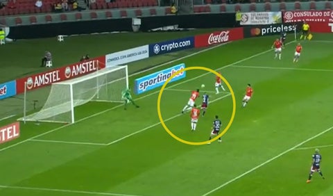 Gol de Medellín vs Internacional de Porto Alegre