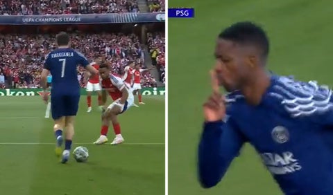 Gol de Ousmane Dembélé en Arsenal vs PSG