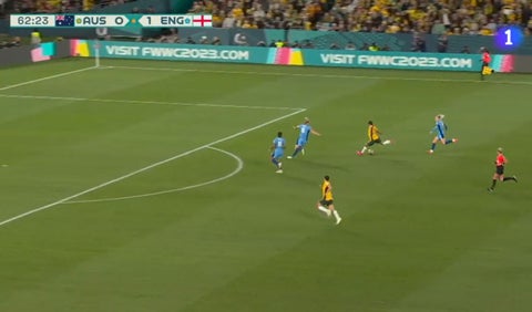 Gol de Sam Kerr en Australia vs Inglaterra; Mundial Femenino 2023