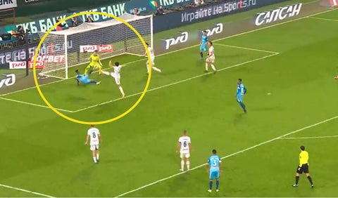 Gol de tijera de Mateo Casierra con el Zenit