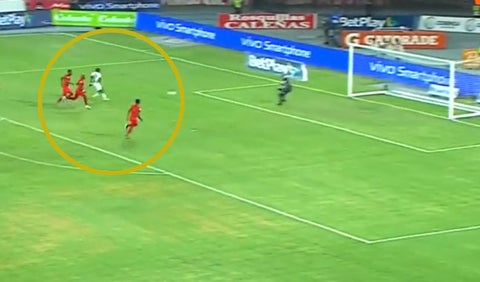 Goles América vs Nacional - Copa Betplay 2023, octavos de final