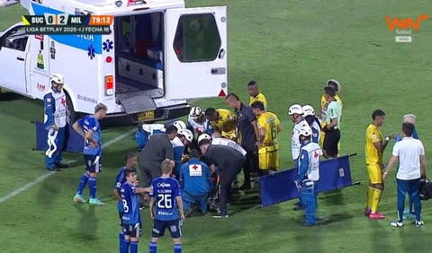 Golpe de Luciano Pons en Bucaramanga vs Millonarios