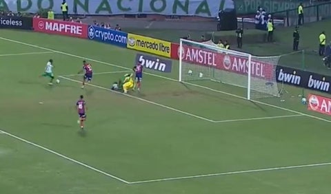 VIDEO: Gol Kevin Viveros para Nacional ante Bahía en Copa Libertadores