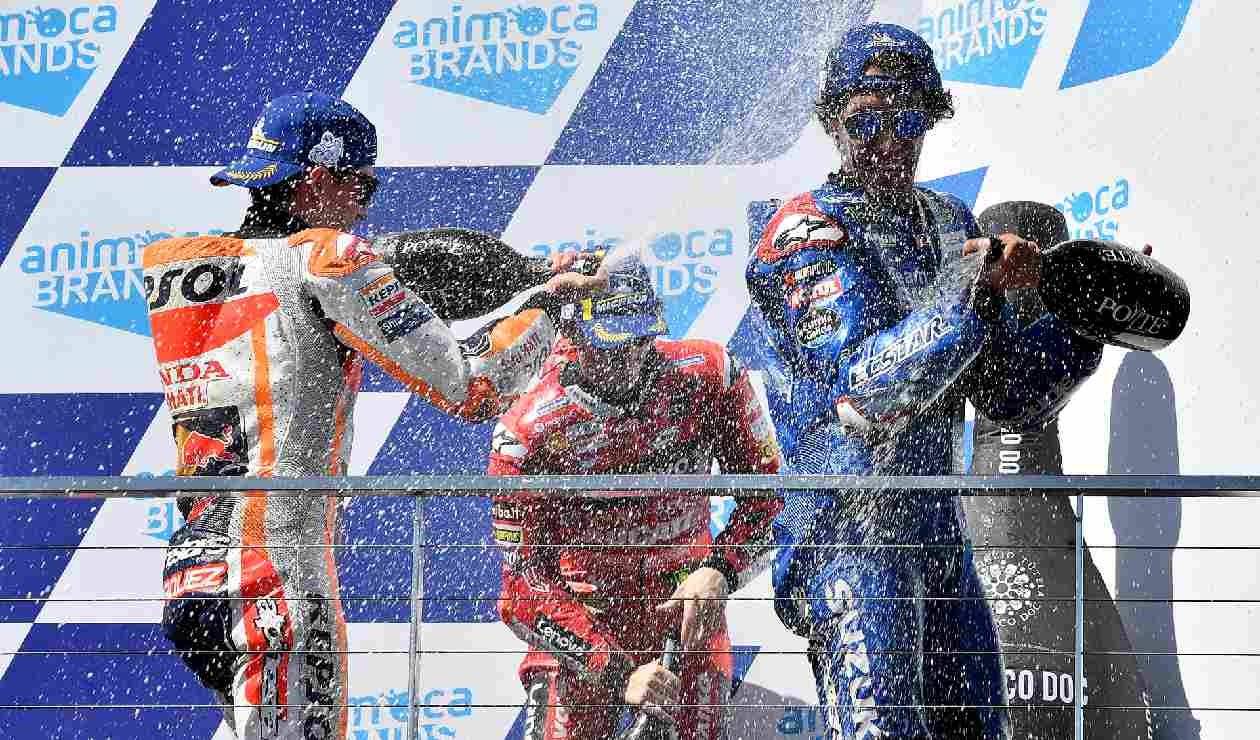 Podio Gran Premio de Australia de MotoGP