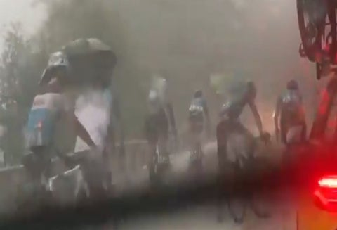 Granizada en el Dauphine