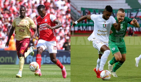 Santa Fe vs Tolima, Once Caldas vs La Equidad