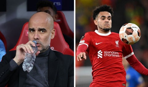 Guardiola acusa a Luis Díaz y Liverpool de "quejarse en exceso"