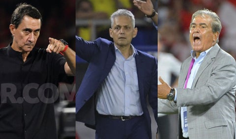 Alexandre Guimaraes, Jorge Luis Pinto y Reinaldo Rueda