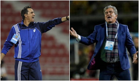 Alexandre Guimaraes y Jorge Luis Pinto