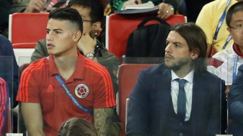 Pascual Lezcano y James Rodríguez