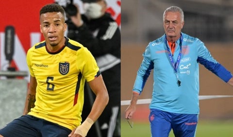 Gustavo Alfaro y Byron Castillo, selección de Ecuador