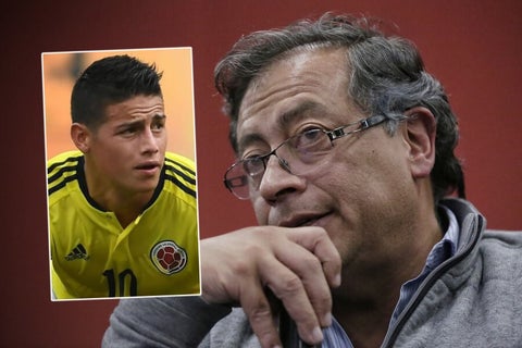 Gustavo Petro, James Rodríguez