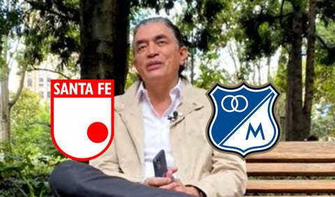 Gustavo Bolívar reveló la razón que lo une a Millonarios y Santa Fe