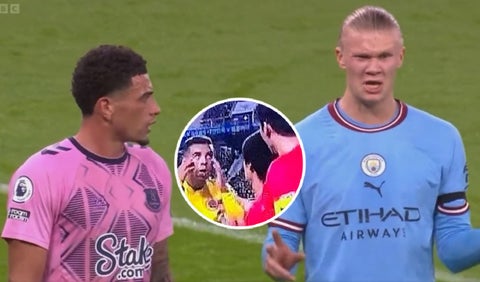 Haaland y hizo la 'gran Cardona' y utilizó llamativo gesto para burlarse de un rival