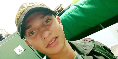 Hallam Bayona, cadete de la Escuela General Santander, víctima del carrobomba en Bogotá