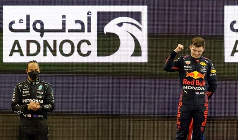Hamilton y Verstappen, Fórmula 1