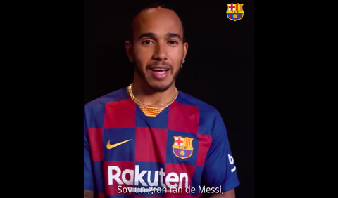Lewis Hamilton, FC Barcelona