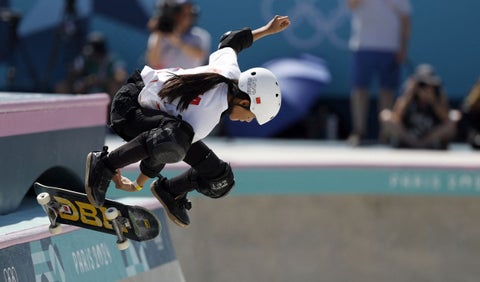 Haohao Zheng, skater en los Juegos Olímpicos de París 2024