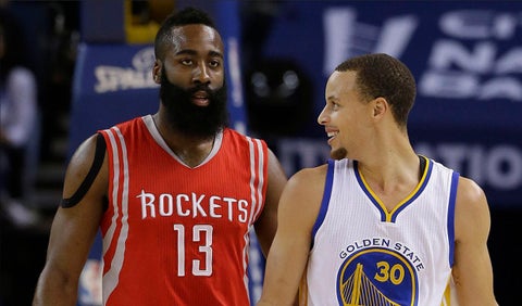 James Harden y Stephen Curry disputaron la final de la Conferencia del Oeste