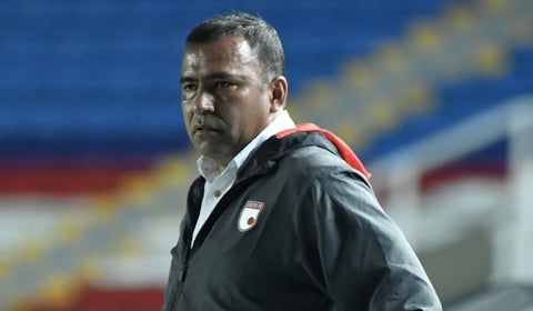 Hárold Rivera, técnico de Independiente Santa Fe